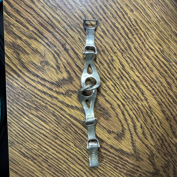 Italian Designer Pietro Sorini Solid Sterling Chunky Silver Link Bracelet signed - Picture 2 of 8